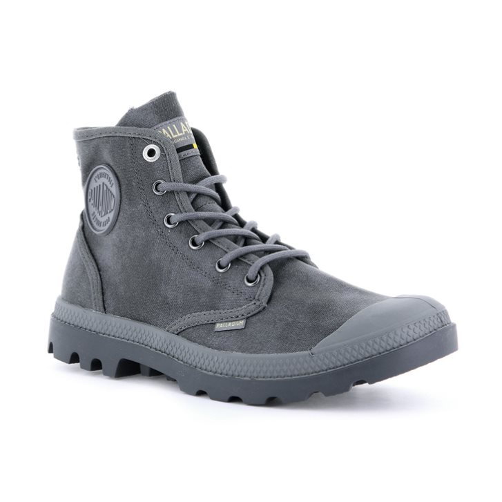 Bottes Palladium Pampa Hi WAX Homme Grise | FR NDE504K